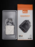 Huma AC-35PD 35W Dual Port Fast Charger (PD + PPS + QC 3.0)